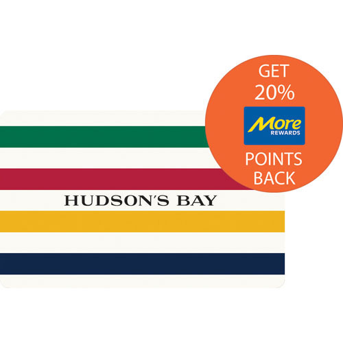 Hudson's Bay 75 Gift Card More Rewards