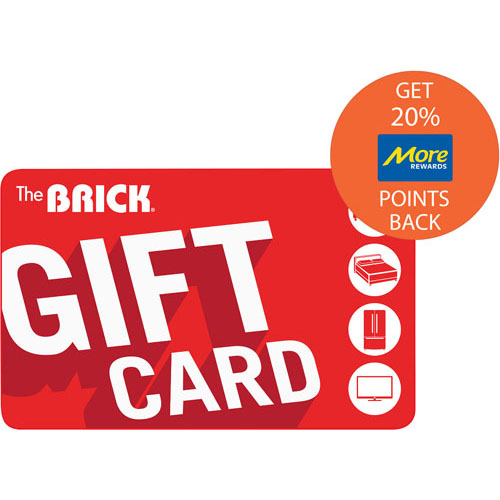 The Brick 100 Gift Card More Rewards