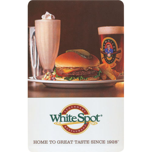 White Spot 10 Gift Card More Rewards