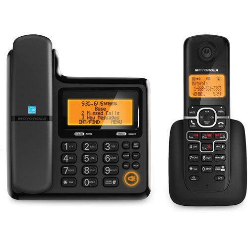 Motorola DECT Corded Base Phone with Cordless Handset More Rewards