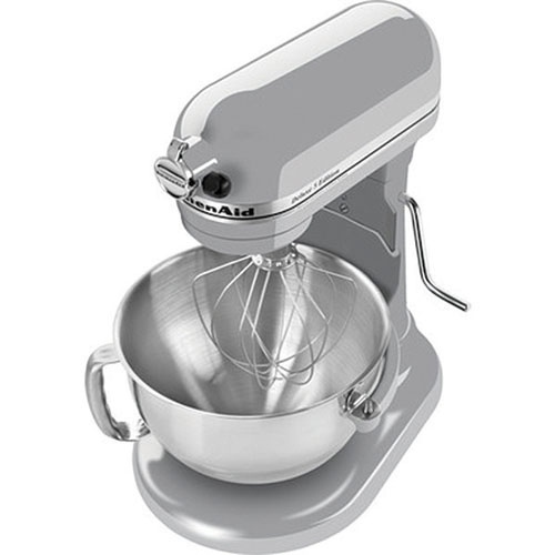KitchenAid Deluxe 5 Qt Stand Mixer, Metallic Silver More Rewards